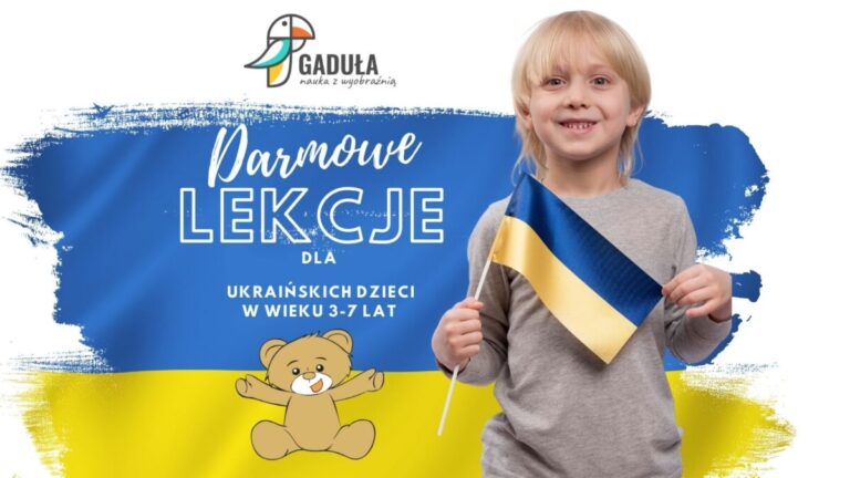 Darmowe lekcje dla dzieci ukraińskich w wieku 3-7 lat